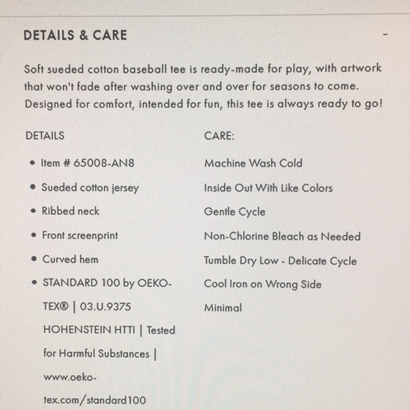 2/$19 NWT Hanna Andersson  Jersey size 18-24 mo - Picture 5 of 6